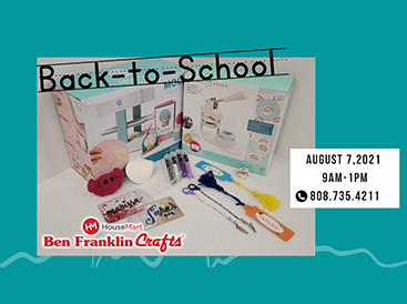 Ben Franklin Crafts Hosts Back-to-School Event